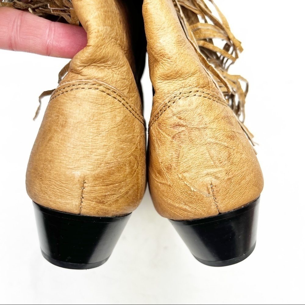 Buffalo Gap | Vintage Western Fringe Booties - Picture 9 of 10